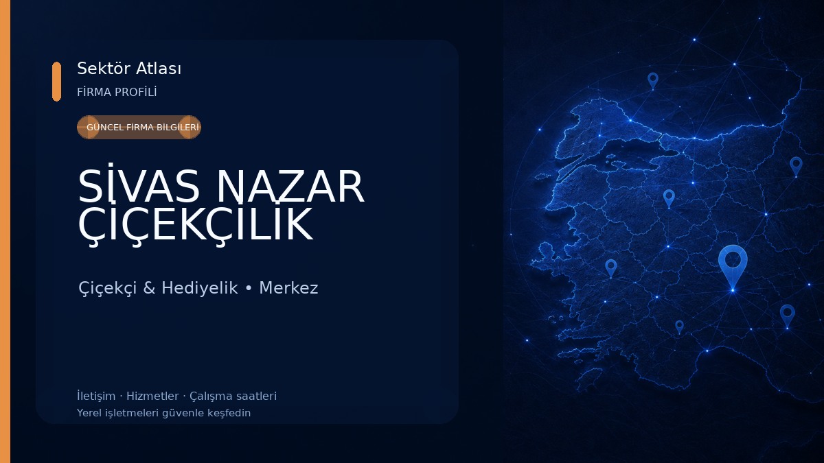 SİVAS NAZAR ÇİÇEKÇİLİK Çiçekçi & Hediyelik