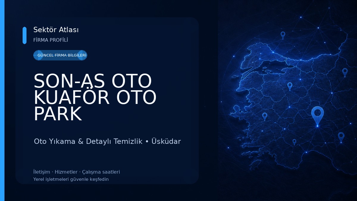 SON-AS OTO KUAFÖR OTO PARK Oto Yıkama & Detaylı Temizlik