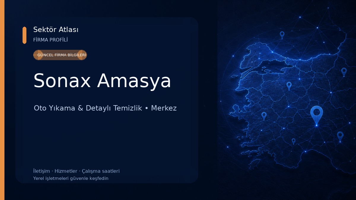 Sonax Amasya Oto Yıkama & Detaylı Temizlik
