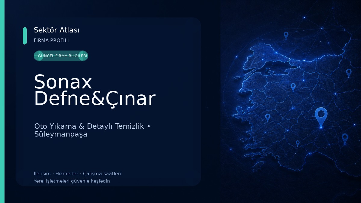 Sonax Defne&Çınar Oto Yıkama & Detaylı Temizlik