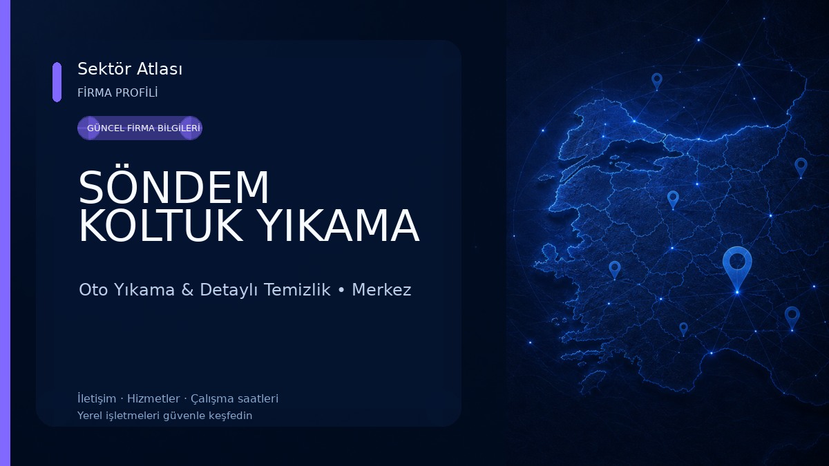 SÖNDEM KOLTUK YIKAMA Oto Yıkama & Detaylı Temizlik