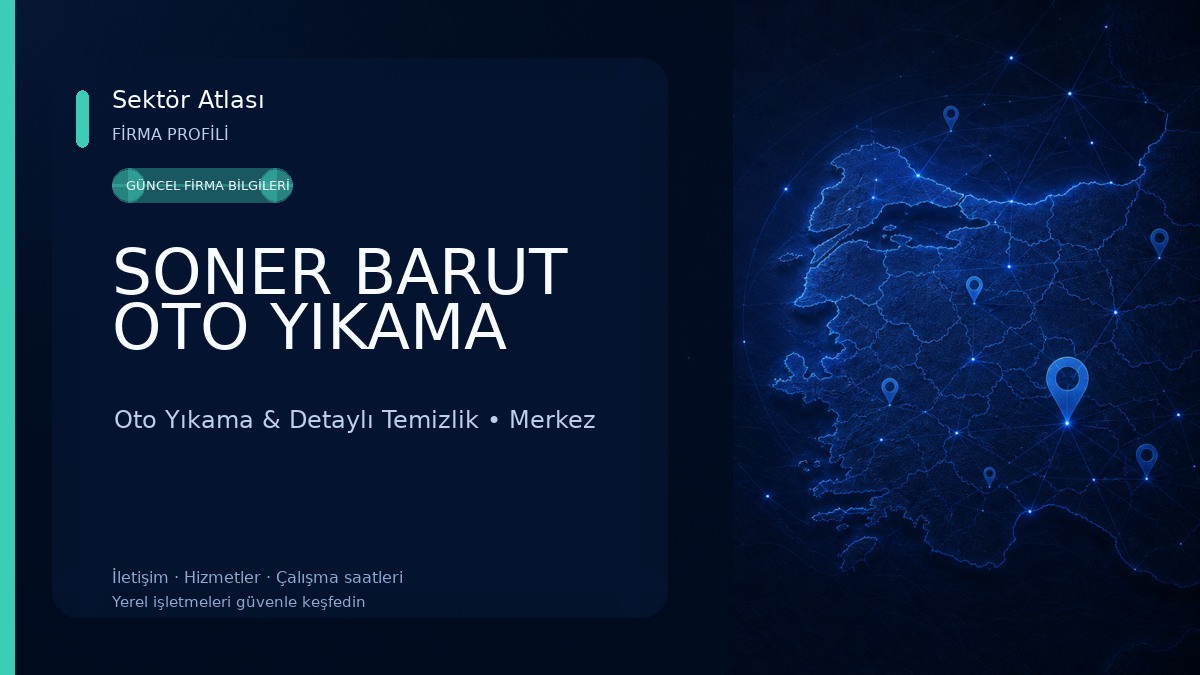SONER BARUT OTO YIKAMA Oto Yıkama & Detaylı Temizlik