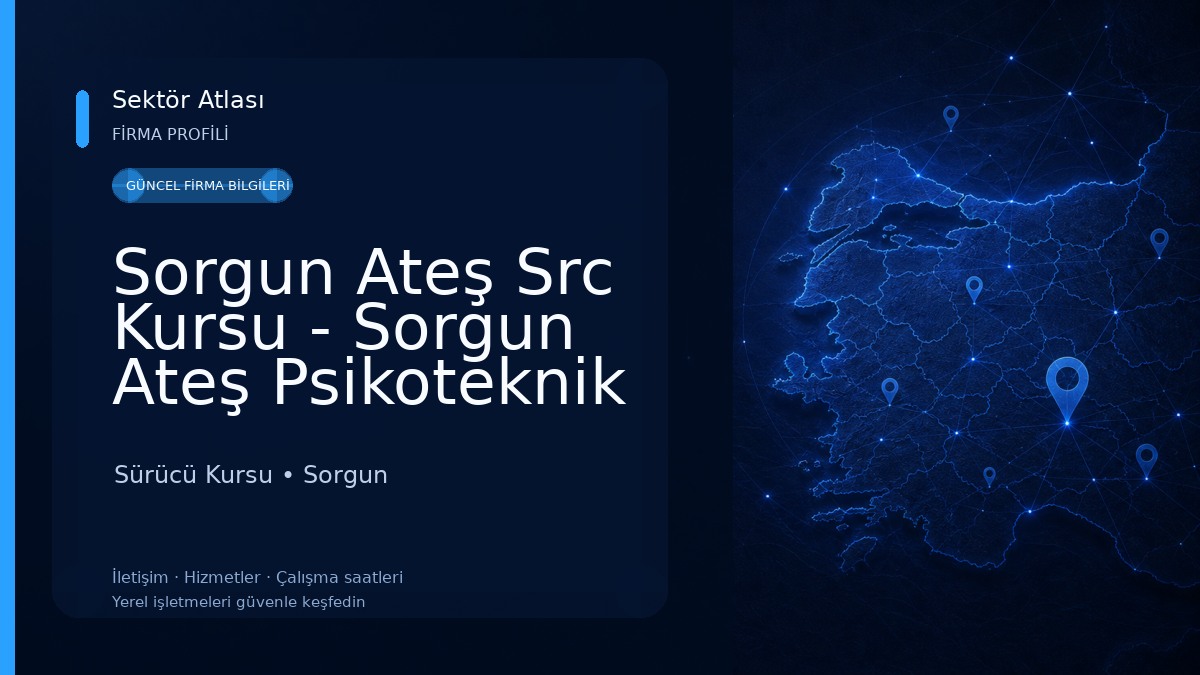 Sorgun Ateş Src Kursu - Sorgun Ateş Psikoteknik Merkezi 