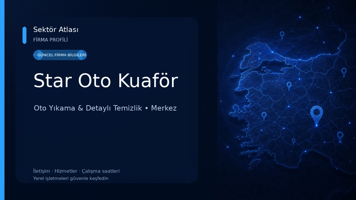 Star Oto Kuaför Oto Yıkama & Detaylı Temizlik