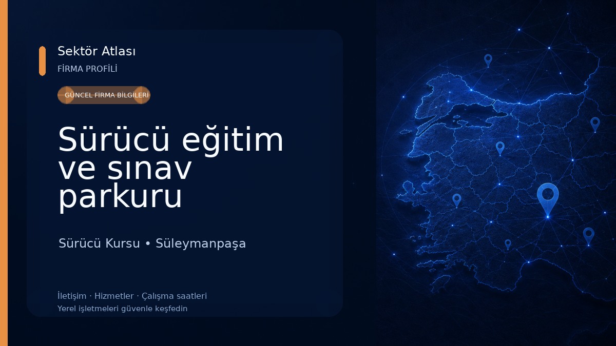 Sürücü eğitim ve sınav parkuru Sürücü Kursu