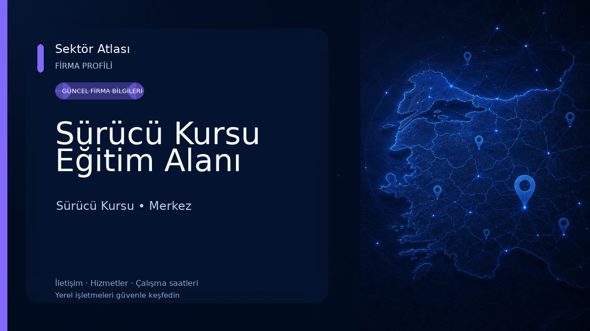 Sürücü Kursu Eğitim Alanı Sürücü Kursu