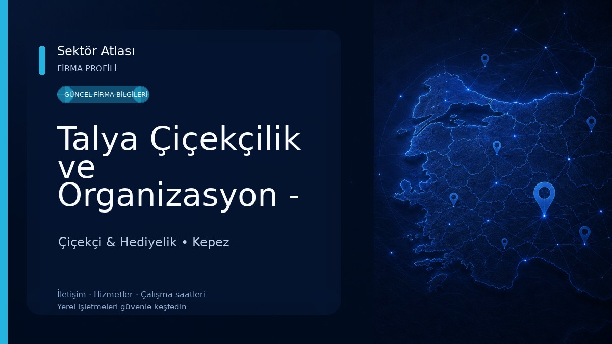 Talya Çiçekçilik ve Organizasyon - Kepez Kültür Çiçek Siparişi