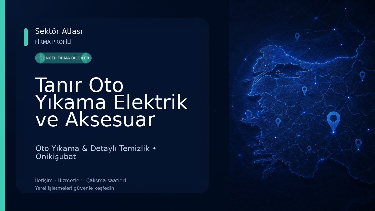 Tanır Oto Yıkama Elektrik ve Aksesuar Oto Yıkama & Detaylı Temizlik