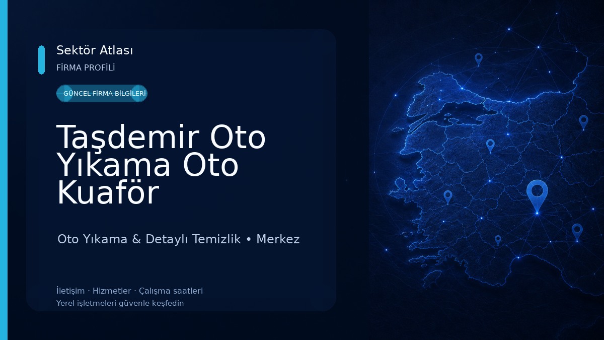 Taşdemir Oto Yıkama Oto Kuaför Oto Yıkama & Detaylı Temizlik