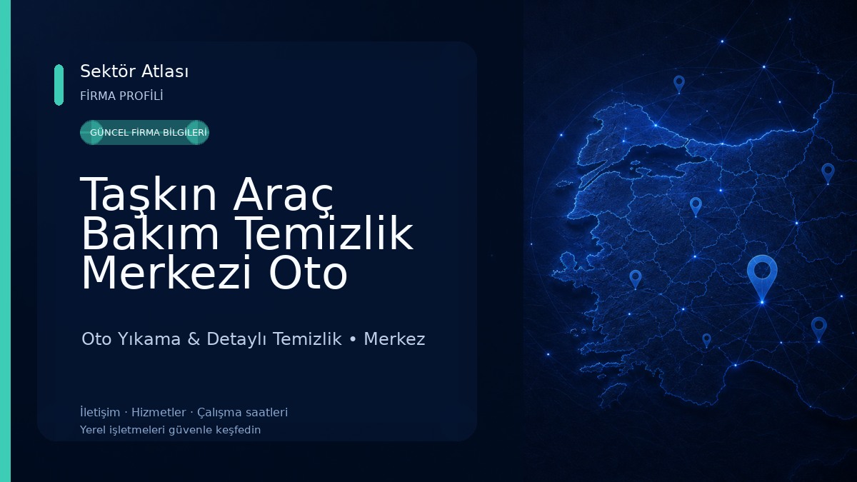 Taşkın Araç Bakım Temizlik Merkezi Oto Yıkama & Kuaför Oto Yıkama & Detaylı Temizlik