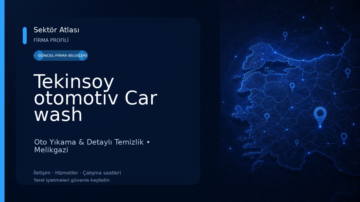 Tekinsoy otomotiv Car wash Oto Yıkama & Detaylı Temizlik