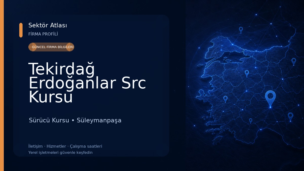 Tekirdağ Erdoğanlar Src Kursu Sürücü Kursu