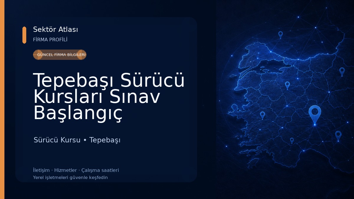Tepebaşı Sürücü Kursları Sınav Başlangıç Noktası Sürücü Kursu
