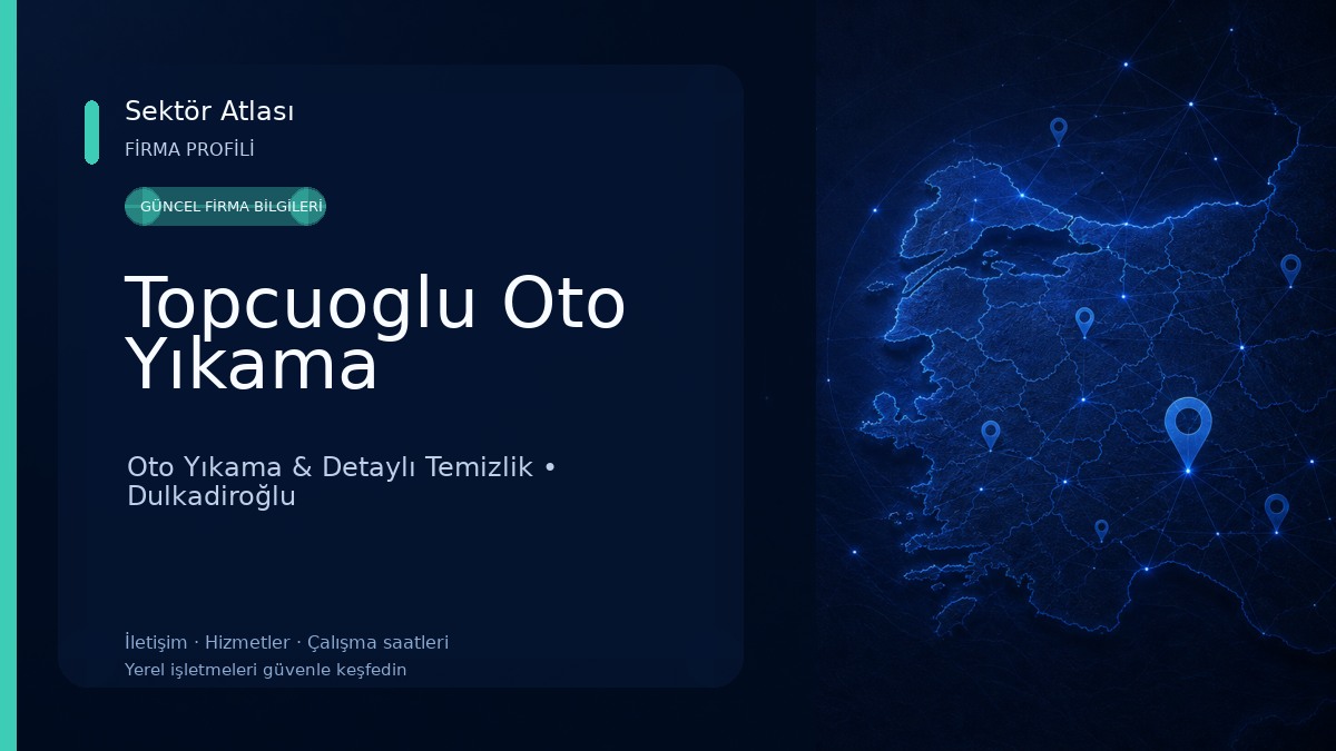 Topcuoglu Oto Yıkama Oto Yıkama & Detaylı Temizlik