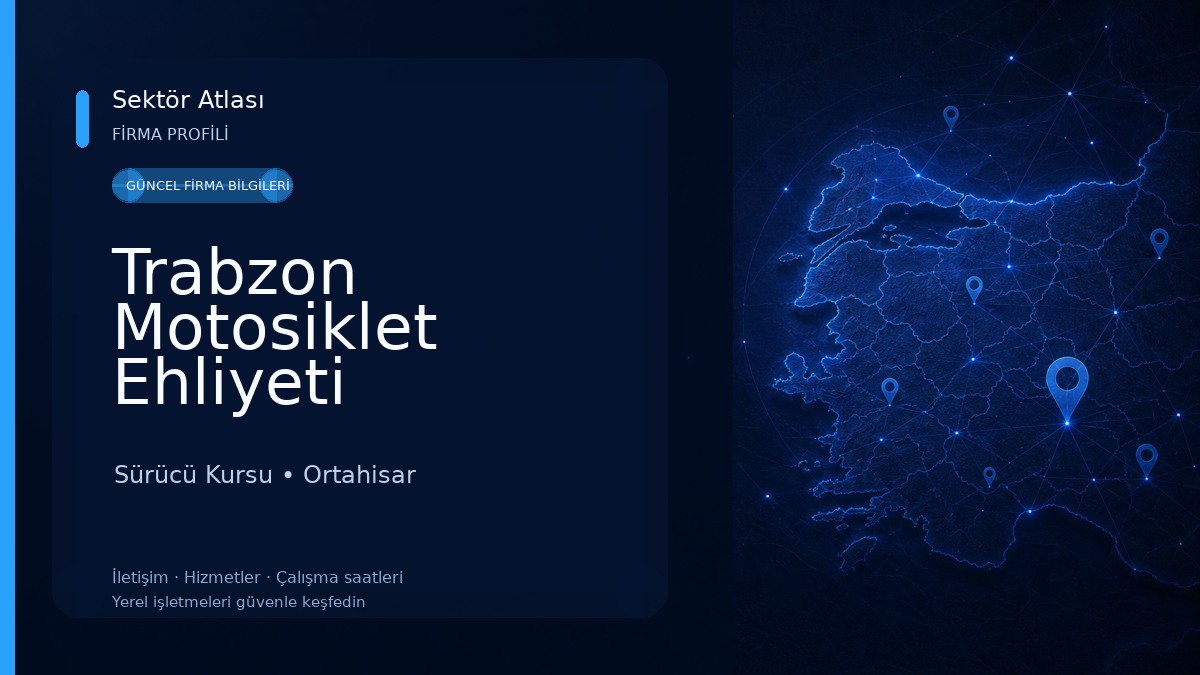 Trabzon Motosiklet Ehliyeti Sürücü Kursu