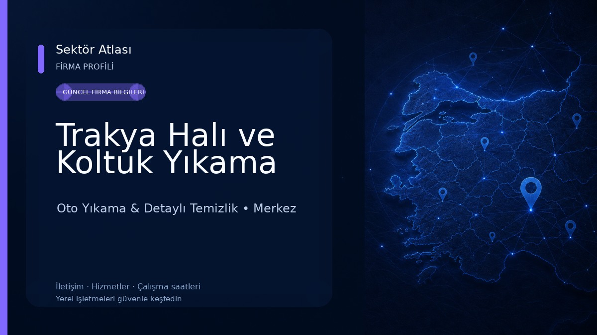 Trakya Halı ve Koltuk Yıkama