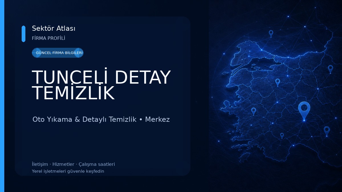 TUNCELİ DETAY TEMİZLİK 