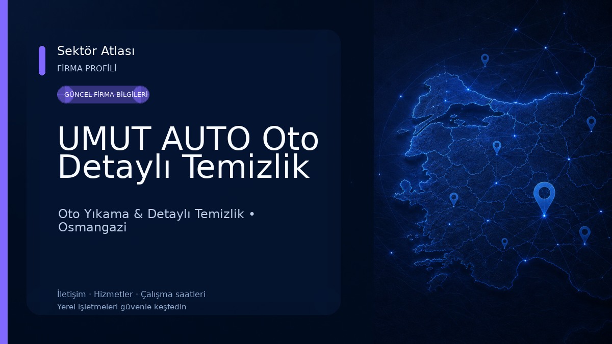 UMUT AUTO Oto Detaylı Temizlik Oto Yıkama & Detaylı Temizlik