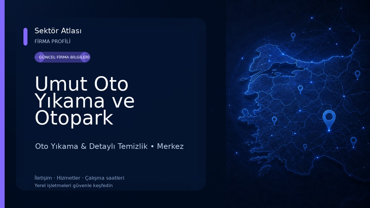 Umut Oto Yıkama ve Otopark Oto Yıkama & Detaylı Temizlik