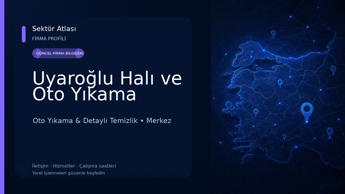 Uyaroğlu Halı ve Oto Yıkama Oto Yıkama & Detaylı Temizlik