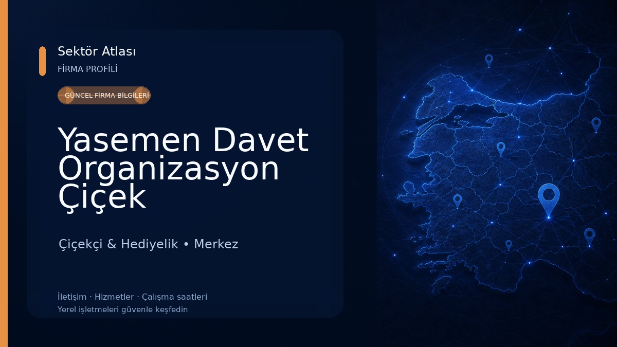 Yasemen Davet Organizasyon Çiçek 