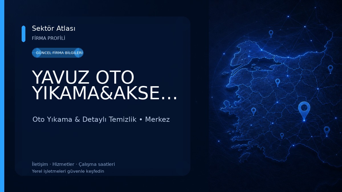 YAVUZ OTO YIKAMA&AKSESUAR Oto Yıkama & Detaylı Temizlik