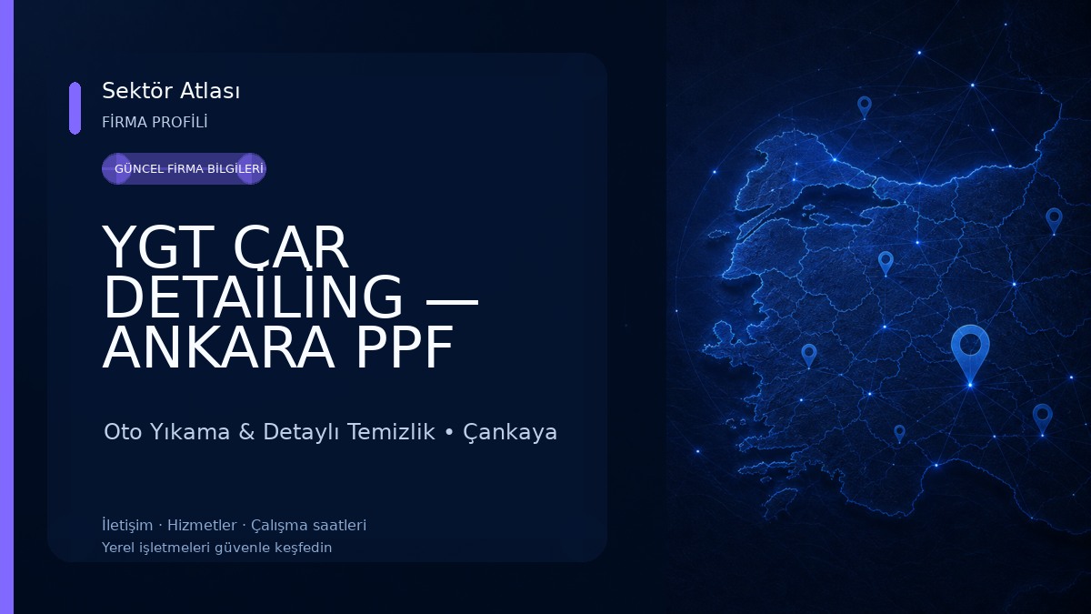 YGT CAR DETAİLİNG — ANKARA PPF Kaplama Uygulama Merkezi