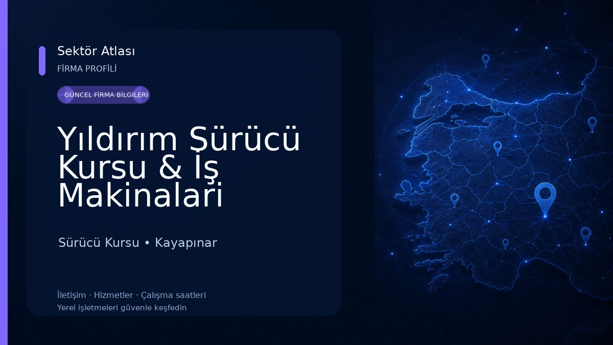 Yıldırım Sürücü Kursu & İş Makinalari Diyarbakır Ehliyet