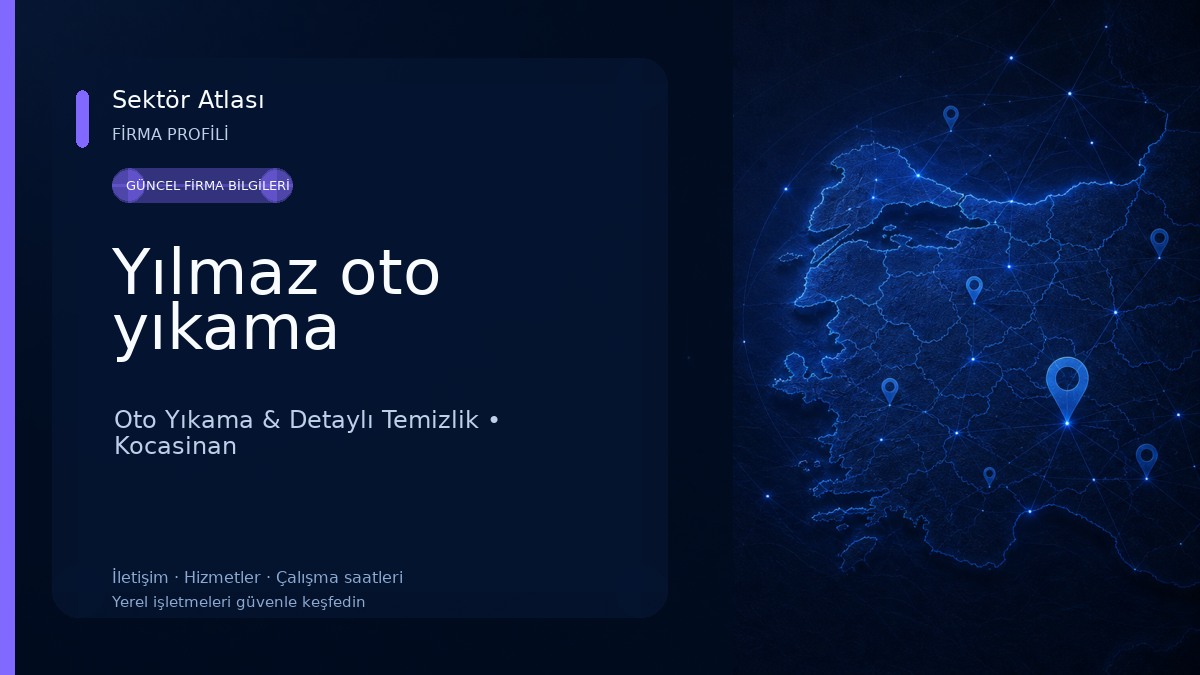 Yılmaz oto yıkama Oto Yıkama & Detaylı Temizlik