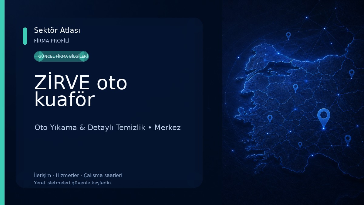 ZİRVE oto kuaför Oto Yıkama & Detaylı Temizlik